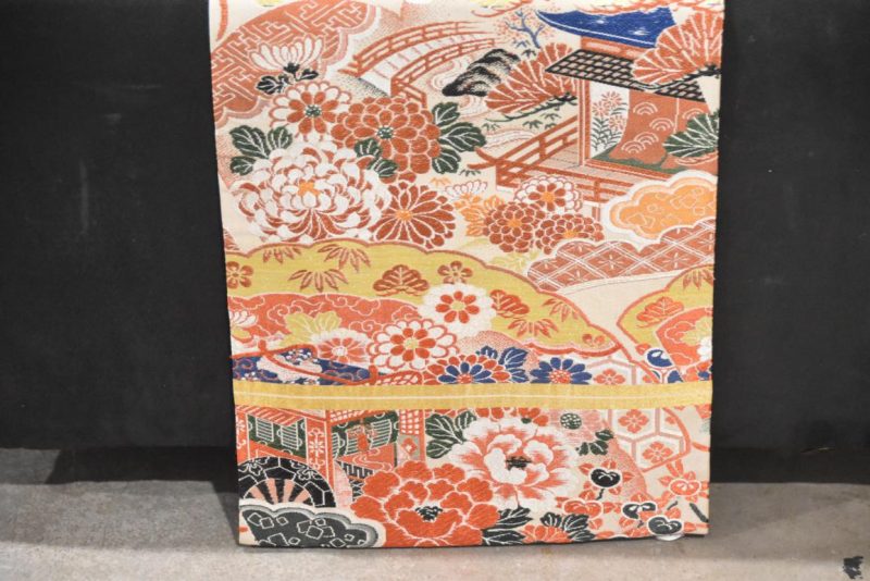 Japanese Maru Silk Obi - Image 7