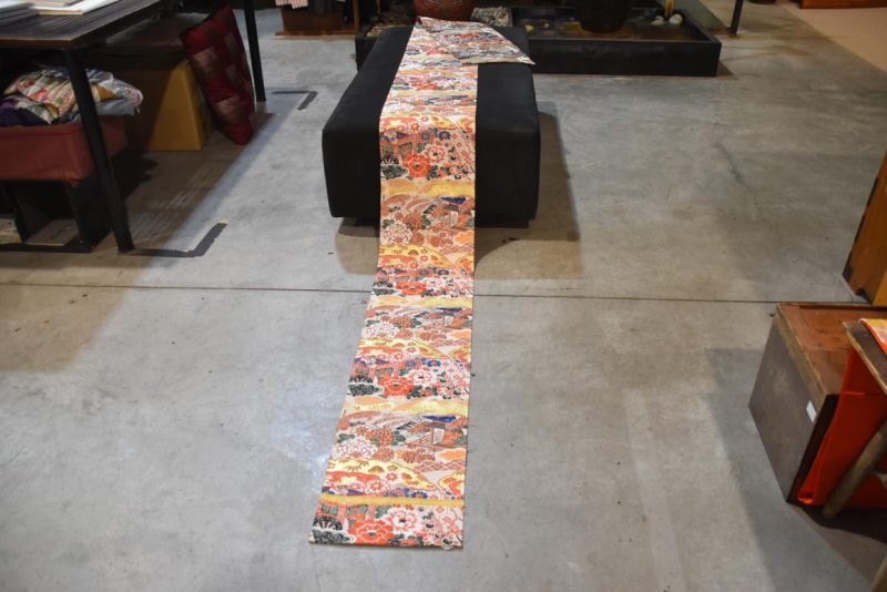 Japanese Maru Silk Obi - Image 5