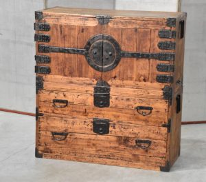 Edo Period Clothing Chest (2 Sections) Width:960mm