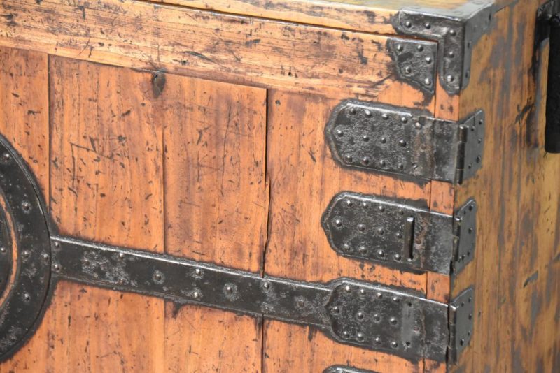 Edo Period Clothing Chest (2 Sections) Width:960mm - Image 13