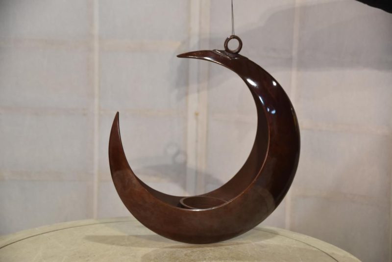 Japanese Crescent Moon Vase Width:315mm