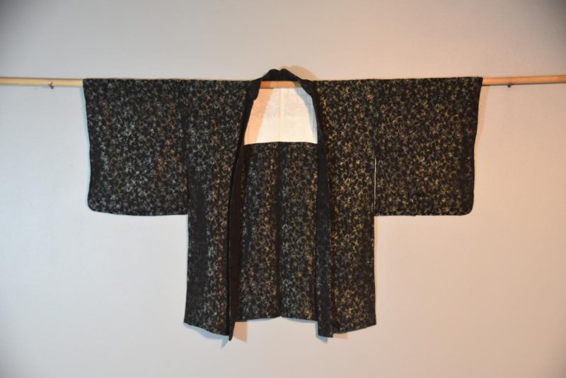 Vintage Silk Lacquer Thread Haori Jacket