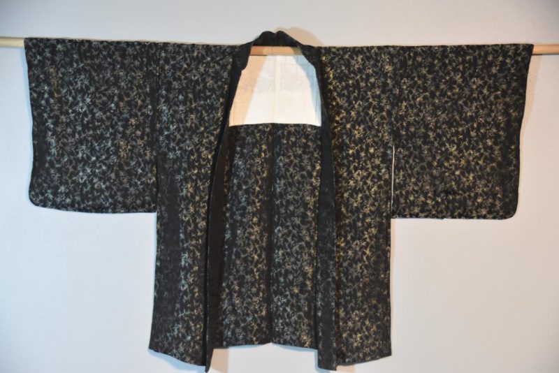 Vintage Silk Lacquer Thread Haori Jacket - Image 2