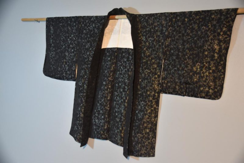 Vintage Silk Lacquer Thread Haori Jacket - Image 5