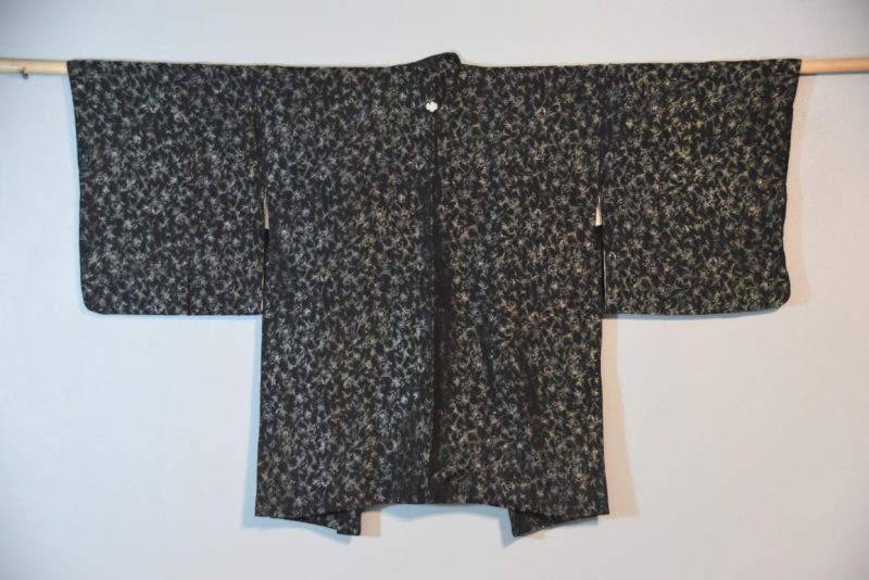 Vintage Silk Lacquer Thread Haori Jacket - Image 3