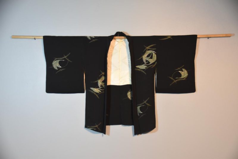Vintage Silk Lacquer Thread Haori Jacket