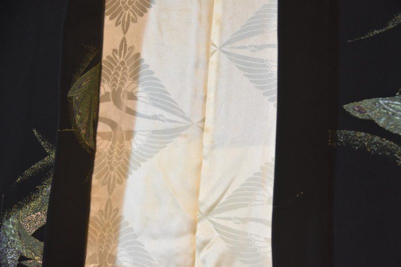 Vintage Silk Lacquer Thread Haori Jacket - Image 3