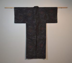 Oshima (Ikat) Vintage Kimono