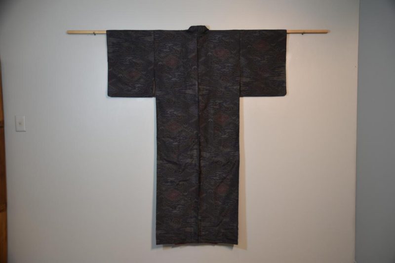 Oshima (Ikat) Vintage Kimono
