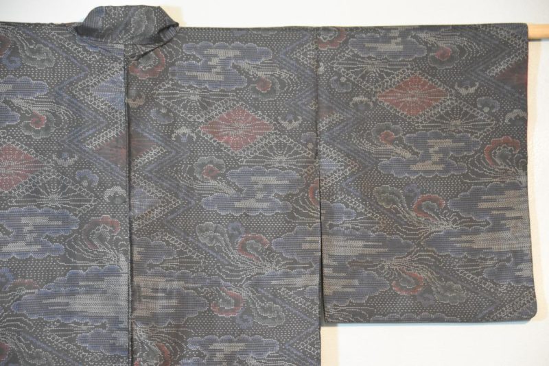 Oshima (Ikat) Vintage Kimono - Image 2