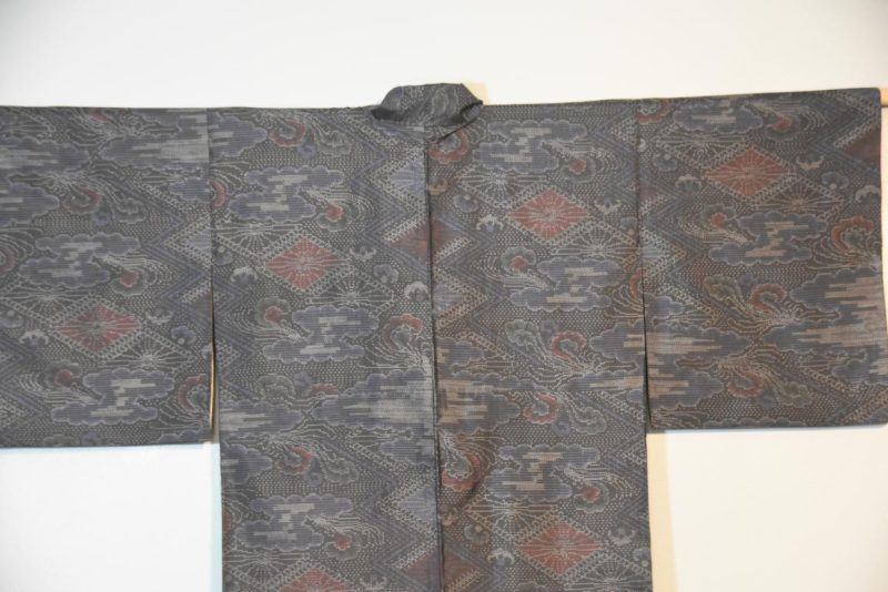 Oshima (Ikat) Vintage Kimono - Image 5