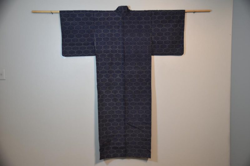 Oshima (Ikat) Vintage Kimono
