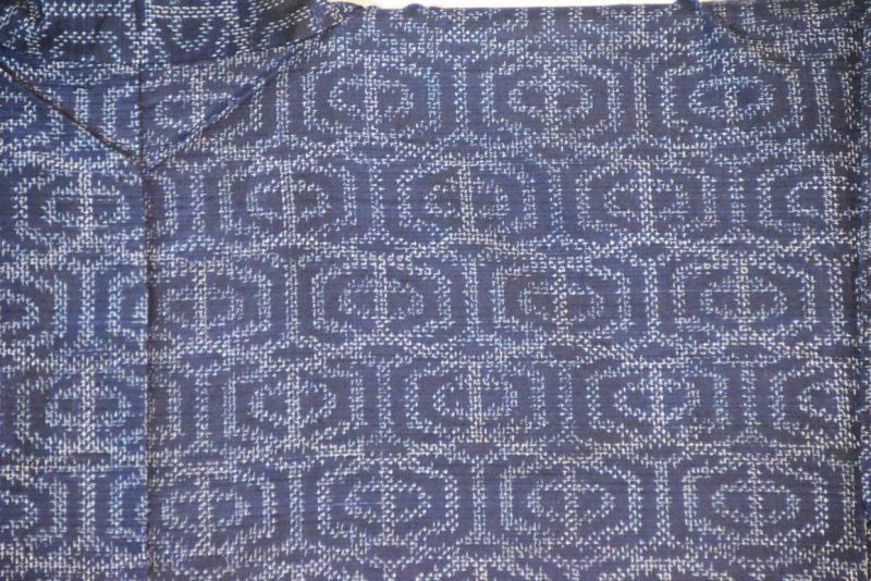 Oshima (Ikat) Vintage Kimono - Image 5