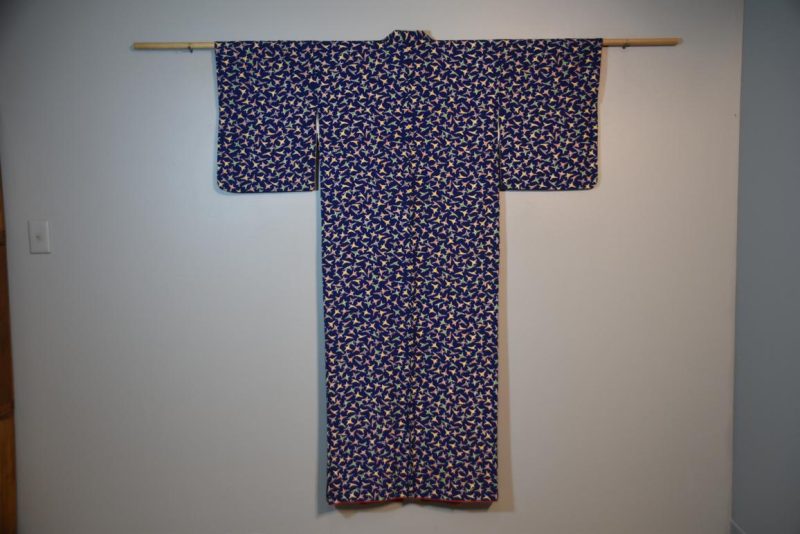 Kimono with Cranes