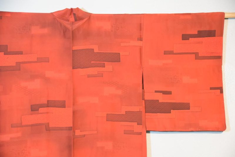 Rich Red Silk Haori - Image 2