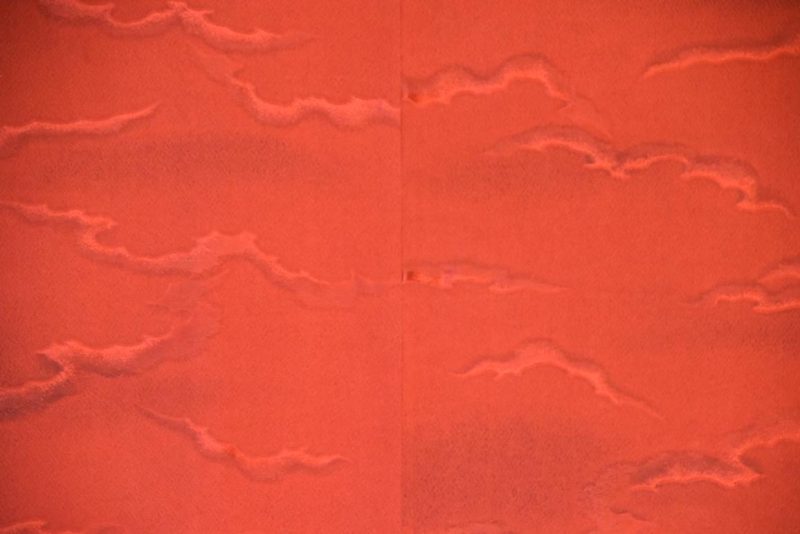 Rich Red Silk Haori - Image 2