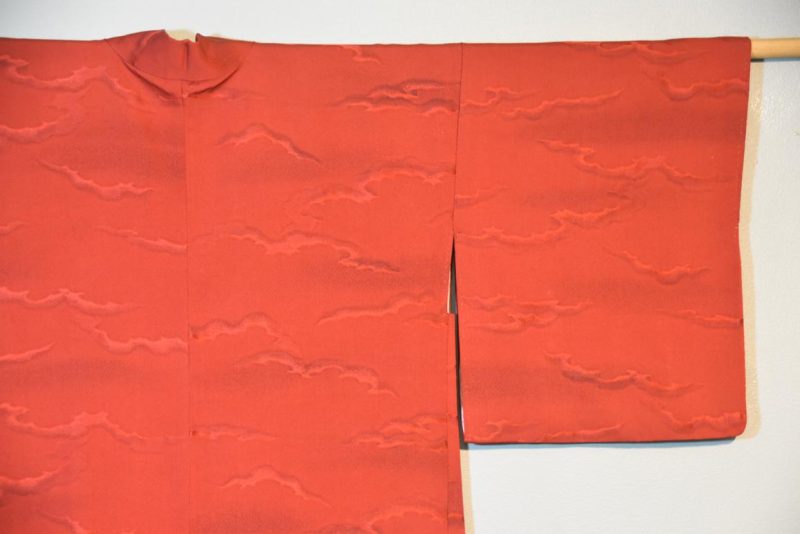 Rich Red Silk Haori - Image 6