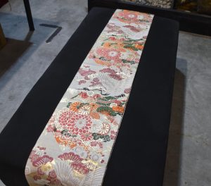 Flying Cranes and Hawkes Obi Double sided.