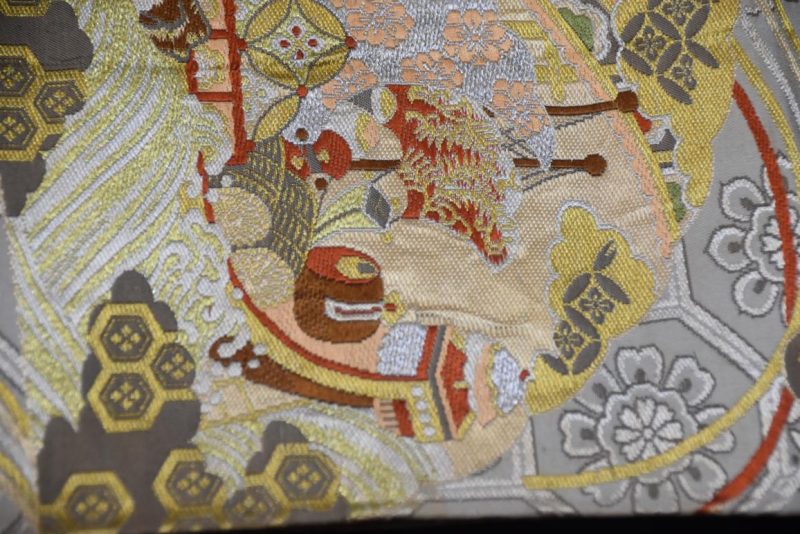 Vintage Silk Sash Table Runner Width:4000mm - Image 7