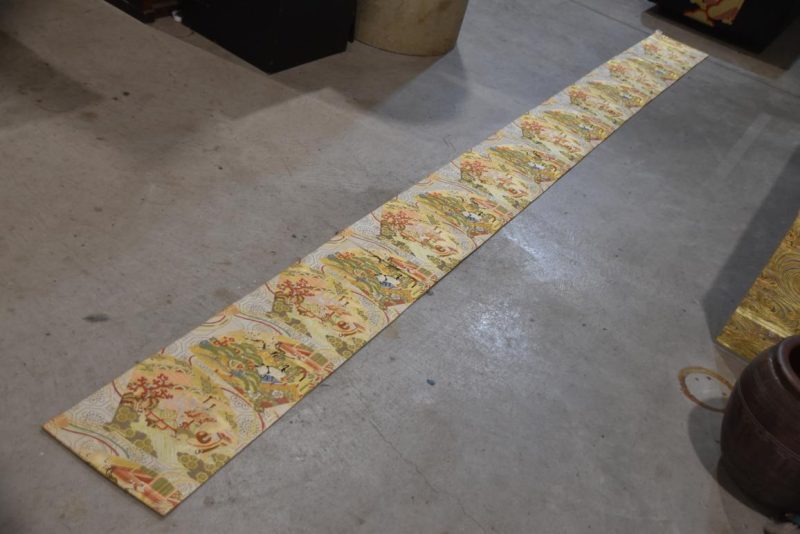 Vintage Silk Sash Table Runner Width:4000mm - Image 5