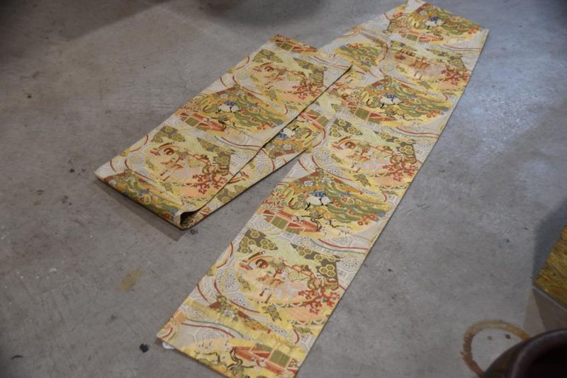 Vintage Silk Sash Table Runner Width:4000mm - Image 4