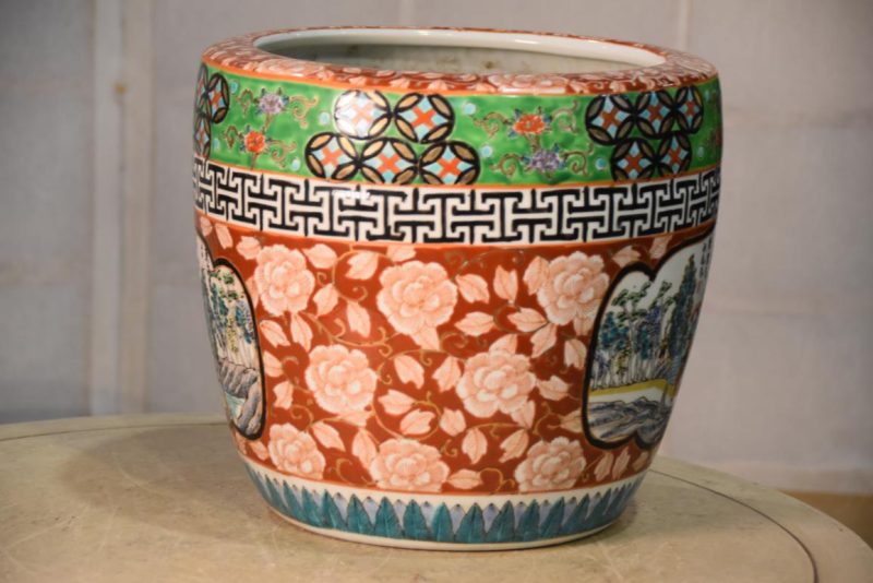 Coloured Imari Hibachi Width:280mm - Image 5