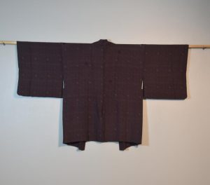 Deep Purple Japanese Vintage Silk Haori