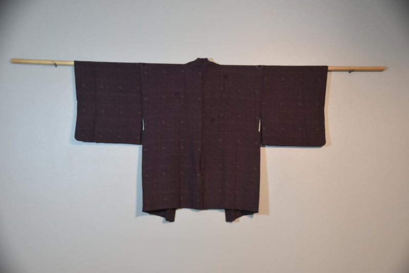 Deep Purple Japanese Vintage Silk Haori