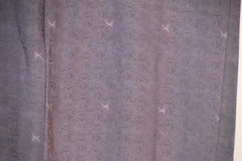Deep Purple Japanese Vintage Silk Haori - Image 6