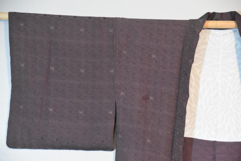 Deep Purple Japanese Vintage Silk Haori - Image 5