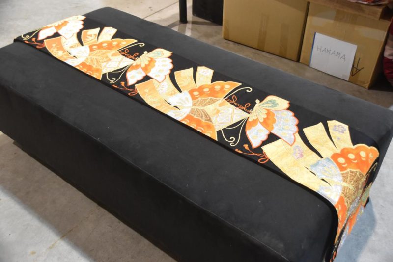 Japanese Obi with Butterfly Design - Image 6