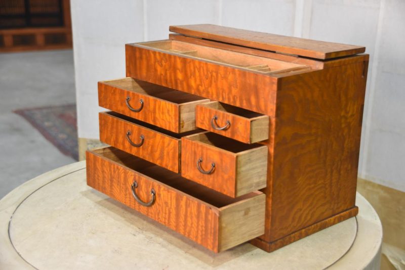 Hari Bako Japanese Vintage Sewing Box Width:360mm - Image 7
