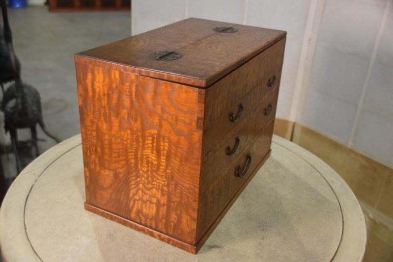 Hari Bako Japanese Vintage Sewing Box Width:360mm - Image 3