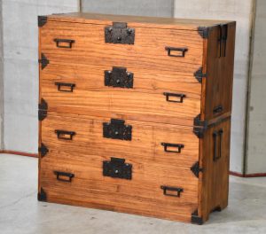 Antique 2 Section Clothing Chest 4 Drawers Width:955mm