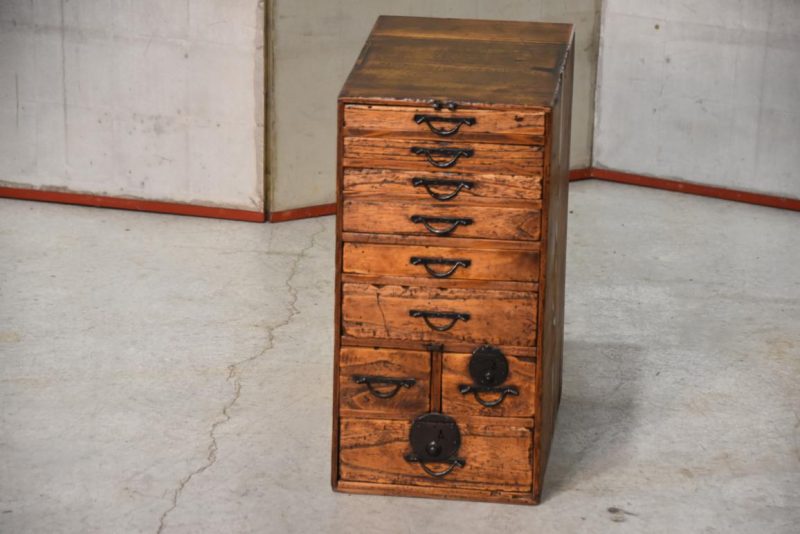 Antique Kodansu Small Chest Width:225mm - Image 9