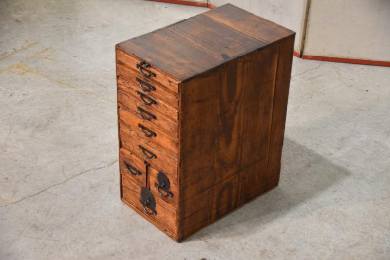Antique Kodansu Small Chest Width:225mm - Image 8