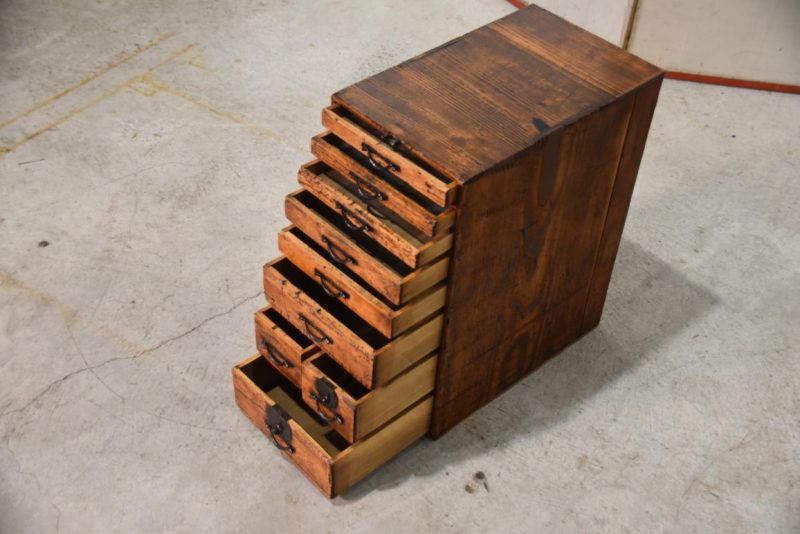 Antique Kodansu Small Chest Width:225mm - Image 6