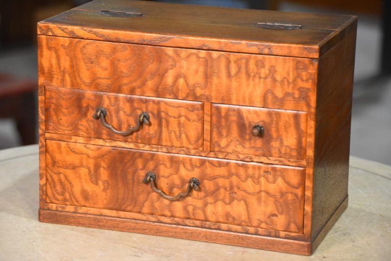 Hari Bako Japanese Vintage Sewing Box Width:265mm - Image 2