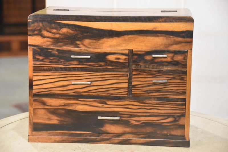 Hari Bako Japanese Vintage Sewing Box Width:320mm - Image 3