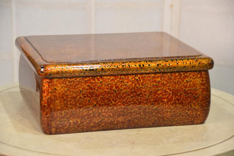 Japanese Wakasa Lacquer Lidded Container Width:330mm - Image 2