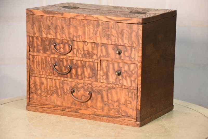 Hari Bako Japanese Vintage Sewing Box Width:297mm - Image 6