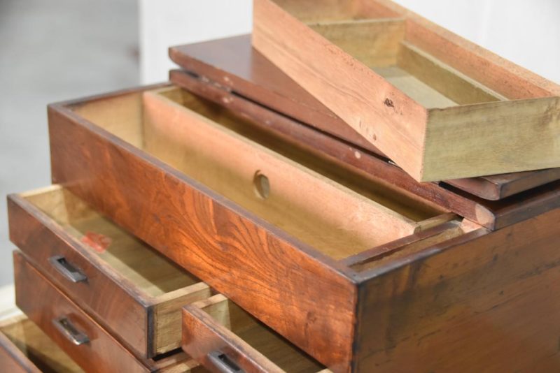 Hari Bako Japanese Vintage Sewing Box Width:290mm - Image 4