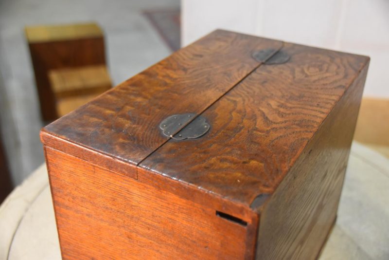 Hari Bako Japanese Vintage Sewing Box Width:290mm - Image 5