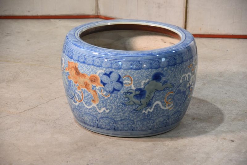 Large Vintage Ceramic Hibachi Width:560mm