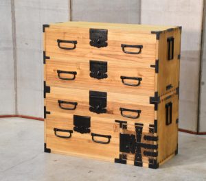 Isho Dansu Clothing Chest 2 Sections Width:900mm