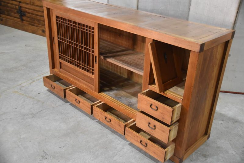 Antique Japanese Sideboard Width:1700mm - Image 5