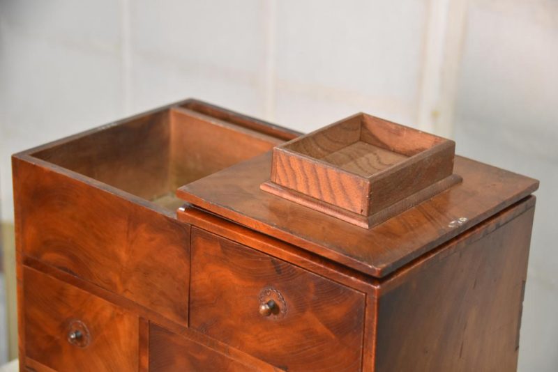 Hari Bako Japanese Vintage Sewing Box Width:310mm - Image 5