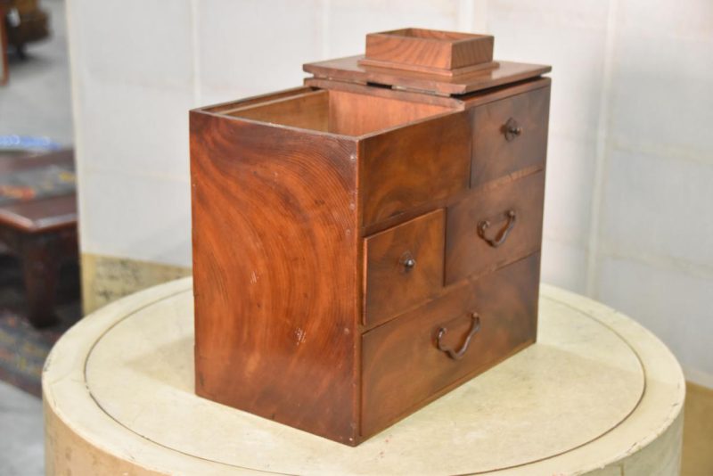 Hari Bako Japanese Vintage Sewing Box Width:310mm - Image 4