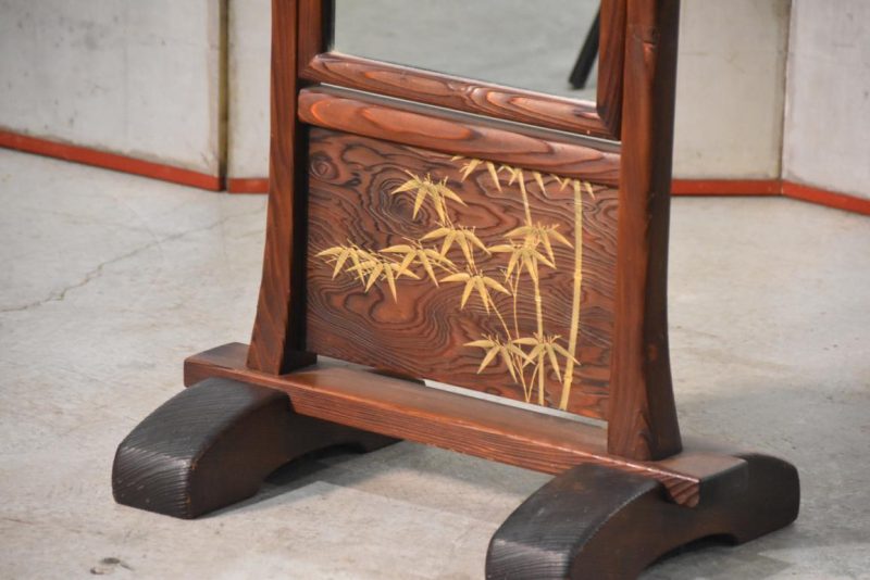 Vintage Japanese Free Standing Mirror Height:1700mm - Image 7