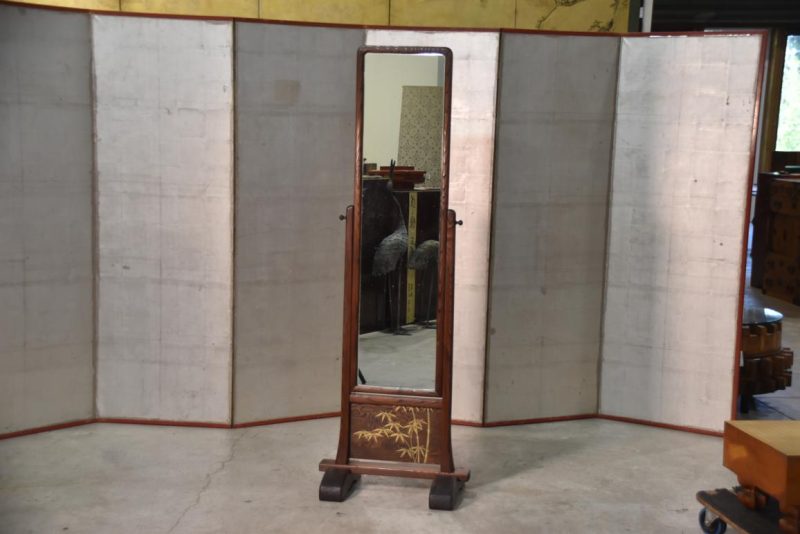 Vintage Japanese Free Standing Mirror Height:1700mm - Image 6